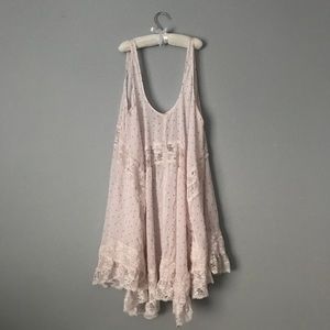 Pink free people dress